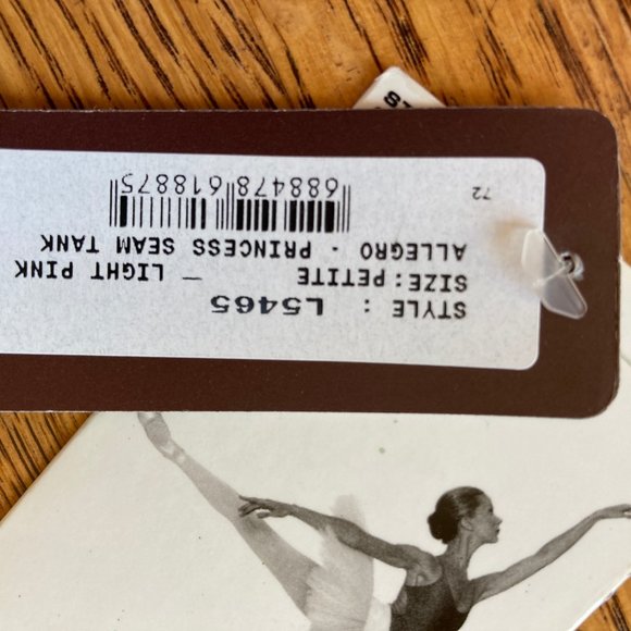 Bloch Tank Pink Darted Ladies Pink Ballet Leotard Petite & Small - Picture 4 of 6